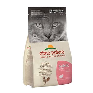 Almo Nature Holistic Kitten Pollo per Gattini Peso Confezione 400 g