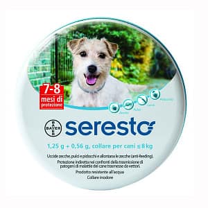 Seresto Collare Antiparassitario Seresto per Cani fino 8Kg (Small) Misura Small