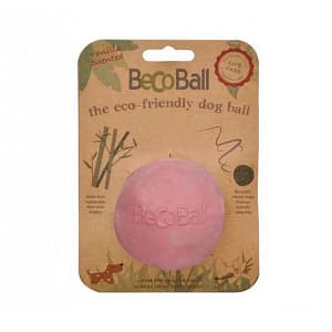 Beco Ball Palla Eco-Compatibile Rosa per Cani Misura XL