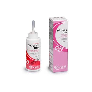 Candioli Diclorex Oto Cane Gatto Orecchie Capacità  75 ml