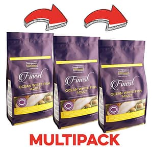 Fish4Dogs Finest Adult Regular Pesce Bianco Peso Confezione 1.5 Kg – KIT 3x