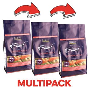 Fish4Dogs Finest Adult Regular Salmone Peso Confezione 1.5 Kg – KIT 3x