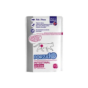 Forza10 Intestinal Active al Pesce per Gatti Peso Confezione 100 g – KIT 6x