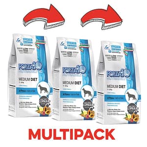Forza10 Medium Diet Low Grain al Pesce Peso Confezione 12 Kg – PROMO 3x  (*)