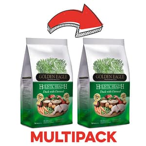 Golden Eagle Holistic Anatra e Avena per Cani Peso Confezione 2 Kg – KIT 2x