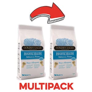 Golden Eagle Sensitive Salmone e Patate Grain Free per Cani Peso Confezione 2 Kg – KIT 2x