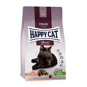 Happy Cat Adult Sterilised Salmone Peso Confezione 1.3 Kg