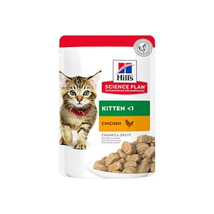 Hill’s Science Plan Kitten al Pollo in Busta Peso Confezione 85 g – KIT 6x