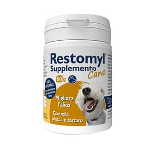 Innovet Restomyl Supplemento Igiene Orale per Cani Peso Confezione 60 g