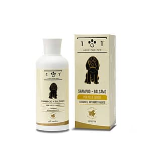 Linea 101 Shampoo + Balsamo per Cani a Pelo Lungo Capacità  250 ml