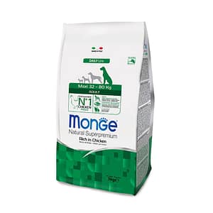 Monge Adult Maxi al Pollo Peso Confezione 12 Kg
