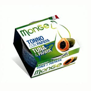 Monge Fruits Tonno e Papaya per Gatti 80gr Peso Confezione 80 g