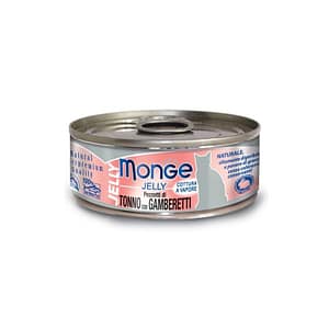 Monge Jelly Pezz. Tonno e Gamberetti per Gatti 80gr Peso Confezione 80 g