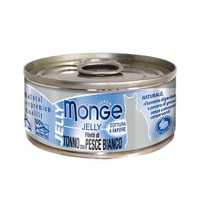 Monge Jelly Fil. Tonno e Pesce per Gatti 80gr Peso Confezione 80 g