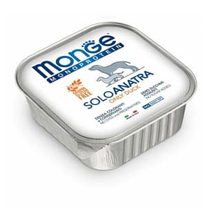 Monge Monoprotein Solo Anatra per Cani Peso Confezione 150 g – KIT 6x