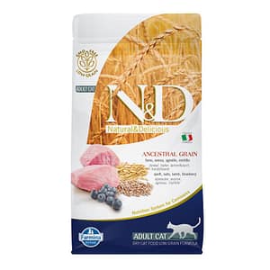 Farmina N&D Gatto Low Grain Agnello e Mirtillo Peso Confezione 300 g