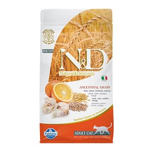 Farmina N&D Gatto Low Grain Merluzzo e Arancia Peso Confezione 300 g