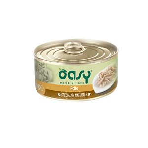 Oasy Natural Adult Pollo Umido per Gatti Peso Confezione 70 g – KIT 6x