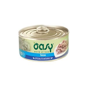 Oasy Natural Adult Tonno Umido per Gatti Peso Confezione 70 g – KIT 6x