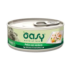 Oasy Umido Pollo e Verdure per Cani 150gr Peso Confezione 150 g - KIT 6x