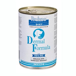 Pralzoo Dermal Pesce Umido per Cani Peso Confezione 400 g – KIT 6x