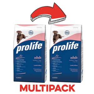 Prolife Medium Large Agnello Peso Confezione 3 Kg – KIT 2x