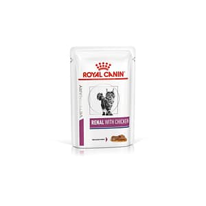 Royal Canin V-Diet Renal Gatto al Pollo Busta Peso Confezione 85 g – KIT 6x