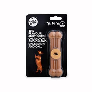 Tasty Bone Cane Toy Osso per Igiene Orale Gusto Lamb
