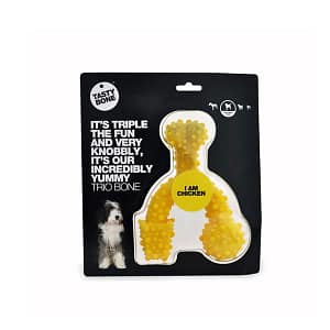 Tasty Bone Trio Large per la Masticazione del Cane Gusto Chicken