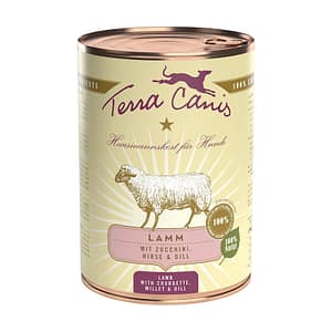 Terra Canis Agnello con Zucchine, Miglio e Aneto Peso Confezione 400 g