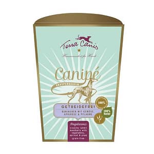 Terra Canis Canipé Sensitive Coniglio con Verdure e Albicocca per Cani Peso Confezione 200 g