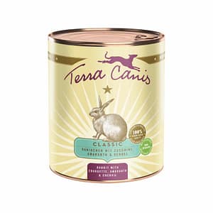 Terra Canis Coniglio con Zucchine, Amaranto e Cerfoglio Peso Confezione 800 g