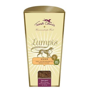 Terra Canis Snack Muscolo di Pollo Lumpis per Cani Peso Confezione 250 g