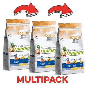 Trainer Fitness 3 Adult Mini Salmone Peso Confezione 2 Kg – KIT 3x