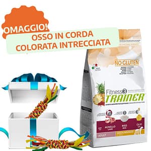 Trainer Fitness 3 Adult Agnello Peso Confezione 12.5 Kg