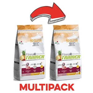 Trainer Fitness 3 Adult Agnello Peso Confezione 3 Kg – KIT 2x