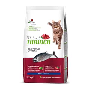 Trainer Natural Adult con Tonno per Gatto Peso Confezione 1.5 Kg