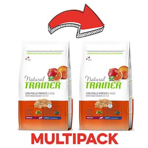 Trainer Natural Adult Medium Pollo Peso Confezione 3 Kg – KIT 2x