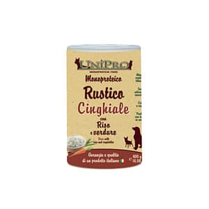 Unipro Patè Rustico Umido per Cani 400gr Gusto Cinghiale