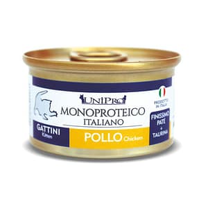 Unipro Monoproteico Umido per Gattini 85gr Peso Confezione 85 g – KIT 6x