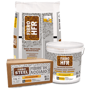 Betoncino Volteco Fibro Hfr (Sacco da 25 Kg + Secchio da 14 Kg + Scatola da 5 Kg)
