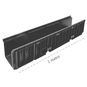 Canaletta di scolo Dakota Taurus 1mt 200×150 con bordo per acque meteoriche e liquidi