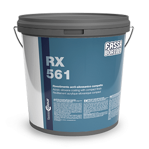 Rivestimento Fassa RX561 acril-silossanico rustico bianco (Secchio da 25 Kg)