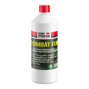 Fissativo antimuffa Combat FIX San Marco trasparente per interni ed esterni (1Lt, 5Lt o 15Lt)