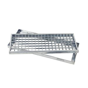 Griglia con telaio maglia Maggini 25×25 mm in acciaio zincato