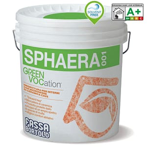 Idropittura per interni bianca Fassa Bortolo Sphaera 001 fonoassorbente e anti-muffa (Secchio 4-12 lt)