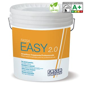 Idropittura per interni traspirante bianca Fassa Bortolo Easy 2.0 professionale (Secchio 14 lt)