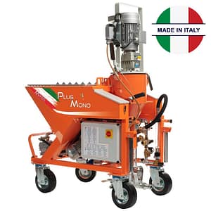 Intonacatrice continua Mixer Plus Mono 2,2kW 230V con quadro elettronico