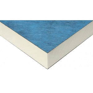 Pannello poliuretano Fibroduo da sfiammare dim. 1200X600  Sp.12 cm Certif. CAM Cond. Term. 0,025 1.Conf. 2,88 Mq