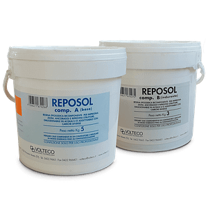 Resina epossidica Volteco Reposol (Comp.A 5 Kg + Comp.B 3 Kg)
